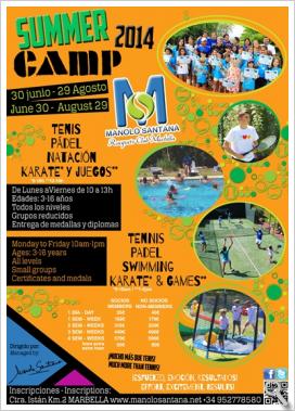 SUMMER CAMP 2014 en Manolo Santana Racquets Club Marbella