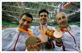 España logra medalla de bronce en ciclismo mixto en Juegos Paralímpicos