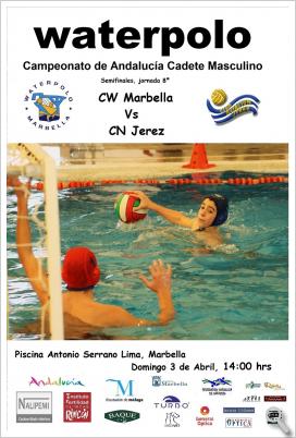 Waterpolo. Campeonato Andaluz Cadete Masculino  CW Marbella  Vs  CN Jerez
