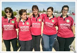 Equipo del Club Sierra de las Villas, campeón de la Liga Regional Femenina 2016
