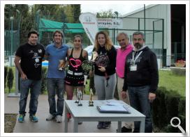 Las vencedores en el cuadro principal femenino.