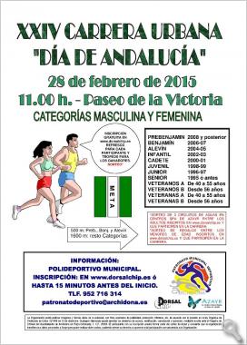 XXIV Carrera Urbana "Día de Andalucía"  Sábado 28 F