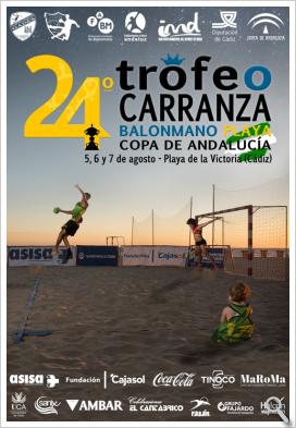 Cartel Copa Andalucía Balonmano Playa