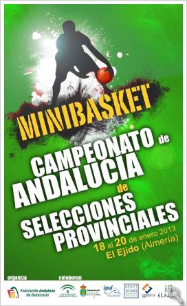 Mañana comienza el Campeonato de Andalucía de Selecciones Provinciales Minibasket 13 masculino y femenino en El Ejido