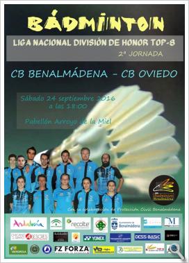 2ª Jornada Liga Nacional Bádminton DH TOP-8 