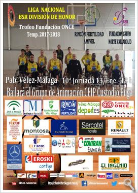 Cartel 10ª Jornada de Liga Nacional de Baloncesto en Silla de Ruedas