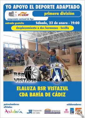 Elaluza BSR Vistazul vs Club Deporte Adaptado Bahía de Cádiz, 6ª Jornada Liga Nacional BSR - Primera División Grupo Sur