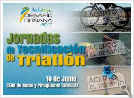 El sábado 10, Jornadas de Tecnificación de Triatlón con motivo del Desafío Doñana