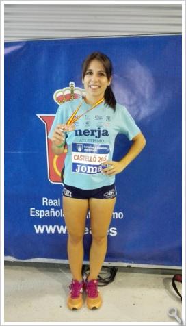Un bronce de Maribel Pérez en el 100 y 5 finalistas, bagaje de medallas del Cueva de Nerja en el Nacional Absoluto