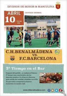 El Club Hockey Benalmádena prepara un partido vital frente al FC Barcelona