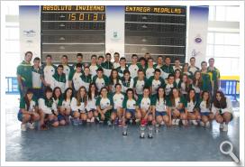 Nadadores del club sevillano campeón de Andalucía