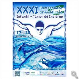 Cartel Campeonato de Andalucía Infantil - Júnior de invierno