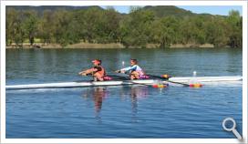 El doble scull ligero femenino sub23 español.