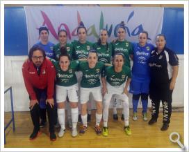 El equipo de Guadalacin FSF que se enfrentó al Melilla