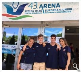 Andaluces en el Europeo Júnior de Natación