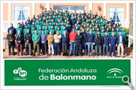 PRESENTACIÓN DE LAS SELECCIONES ANDALUZAS DE BASE DE LA FEDERACIÓN ANDALUZA DE BALONMANO 