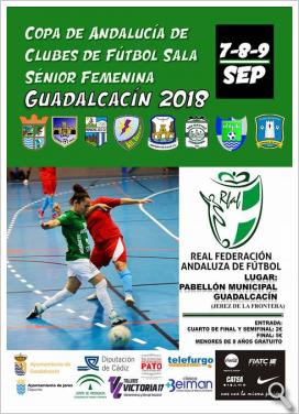 Guadalcacín acogerá la Copa de Andalucía de Fútbol Sala Femenino del 7 al 9 de septiembre