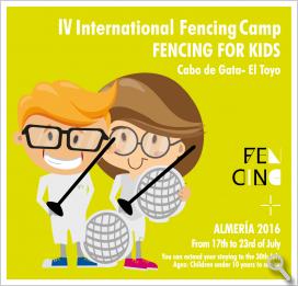 Campus Internacional de Esgrima - Andalucía 2016  FENCING FOR KIDS