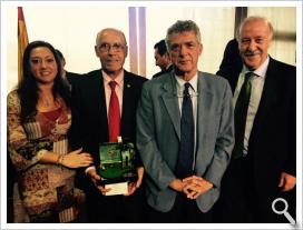 Antonio Toledo recoge "orgulloso" el Premio Ramón Cobo como mejor entrenador de fútbol femenino