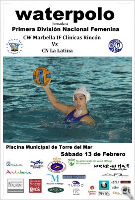 Waterpolo  1ª División Femenina  CW Marbella IF Clínicas Rincón Vs  CN La Latina