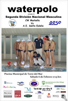 Waterpolo 2ª División Nacional Masculina  CW Marbella  Vs  AE Sta. Eulalia
