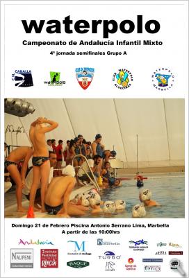 Waterpolo Campeonato Andaluz Infantil Mixto.  Grupo A  Jornada 4 Semifinales