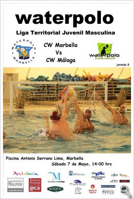 WATERPOLO.  Liga Juvenil Masculina Andaluza  CW Marbella  Vs  CW Málaga