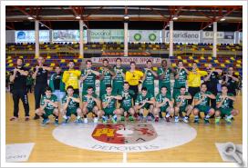 Primer equipo del Club Balonmano Ciudad de Antequera, el Meridiano Antequera