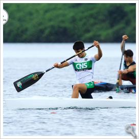 Miguel Ortiz, vencedor en C-1 cadete.