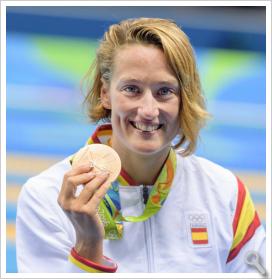 Mireia Belmonte inaugura el medallero del Equipo Olímpico Español con su bronce en 400 estilos