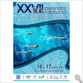 Cartel Cto. Andalucía de Jóvenes Nadadores