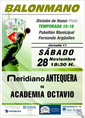 Balonmano | Meridiano Antequera - Academia Octavio (11ª jornada / DHP)