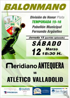 Balonmano | Meridiano Antequera - Atlético Valladolid (15ª jornada / DHP. Partido aplazado)