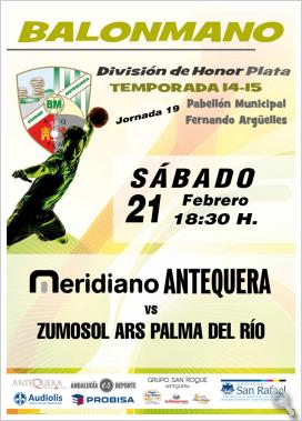 Balonmano: Meridianao Antequera - Zumosol Ars Palma del Río (19ª jornada/DHP)