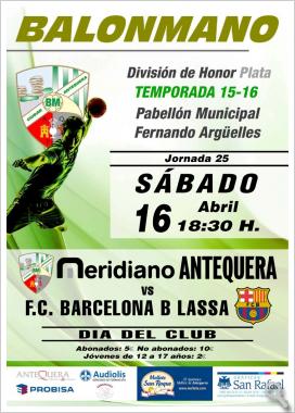 Balonmano | Meridiano Antequera - F.C. Barcelona B Lassa (25ª jornada / DHP)