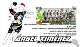 Felicitación del Club Balonmano Puente Genil Ángel Ximénez