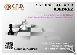 XLVII Trofeo Rector Ajedrez UGR