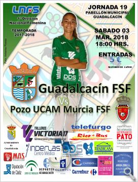 Gran partido del C.D Guadalcacín F.S.F ante el Pozo UCAM Murcia