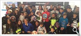 Foto de familia de los campeones y subcampeones en Navarra.