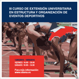 III Curso de Extensión Universitaria  de Estructura y Organización de Eventos Deportivos