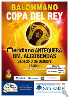 Balonmano | Copa del Rey: Meridiano Antequera - BM. Alcobendas (1ª eliminatoria)