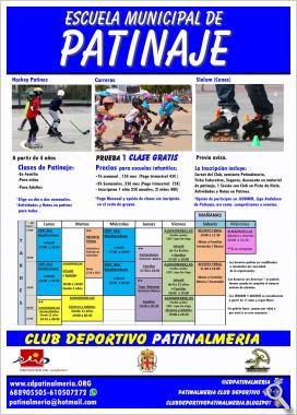 Clases y cursos de patinaje, infantil, niños, familiar y Adultos en Almeria. Con Club y Escuela Deportiva Municipal PatinAlmeria