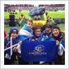 La escuela del Ciencias Club de Rugby Fundación Cajasol visita Edimburgo