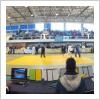 Vista general Torneo Colombino Copa de España cadete de judo en  Punta Umbría, 