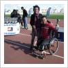 Premio atleta discapacitado media maratón de Ayamonte