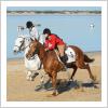 Carreras de caballos en la playa