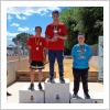 Pódium cadete masculina