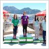Pódium alevin femenino montaña Juegos Deportivos